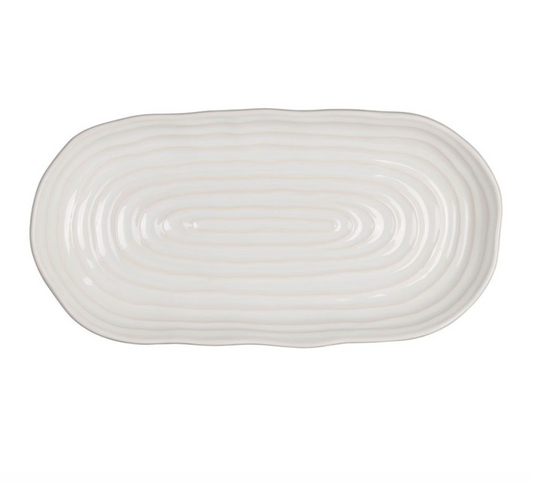 PLAT OVALE ELVAS BLANC