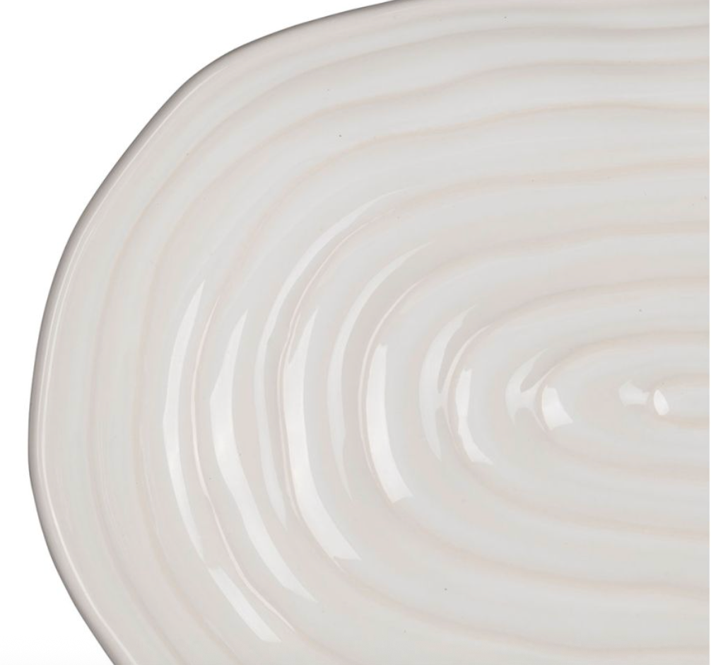 PLAT OVALE ELVAS BLANC
