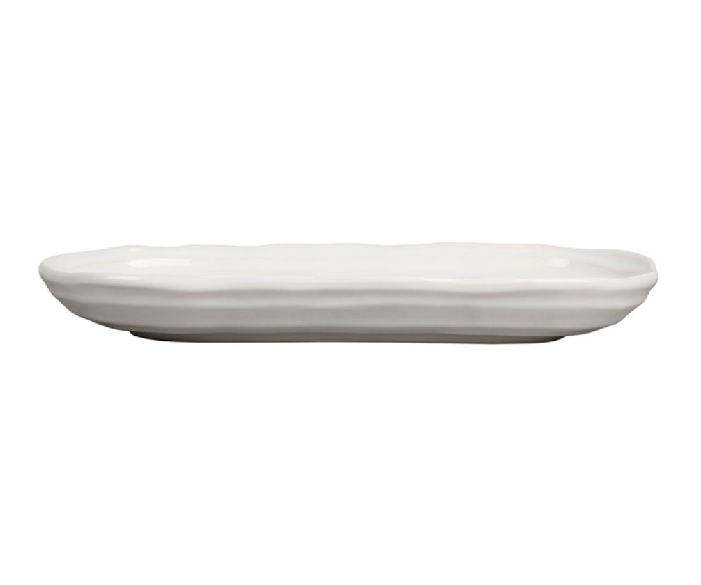 PLAT OVALE ELVAS BLANC