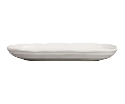 PLAT OVALE ELVAS BLANC
