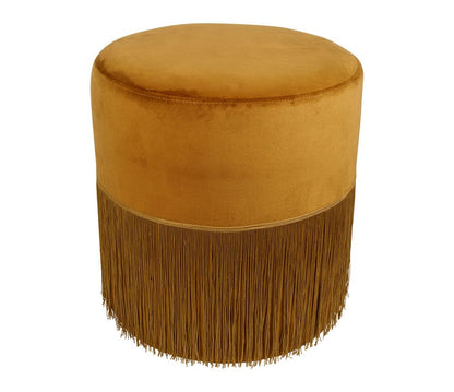 TABOURET TAMESIS MOUTARDE D40XH44CM