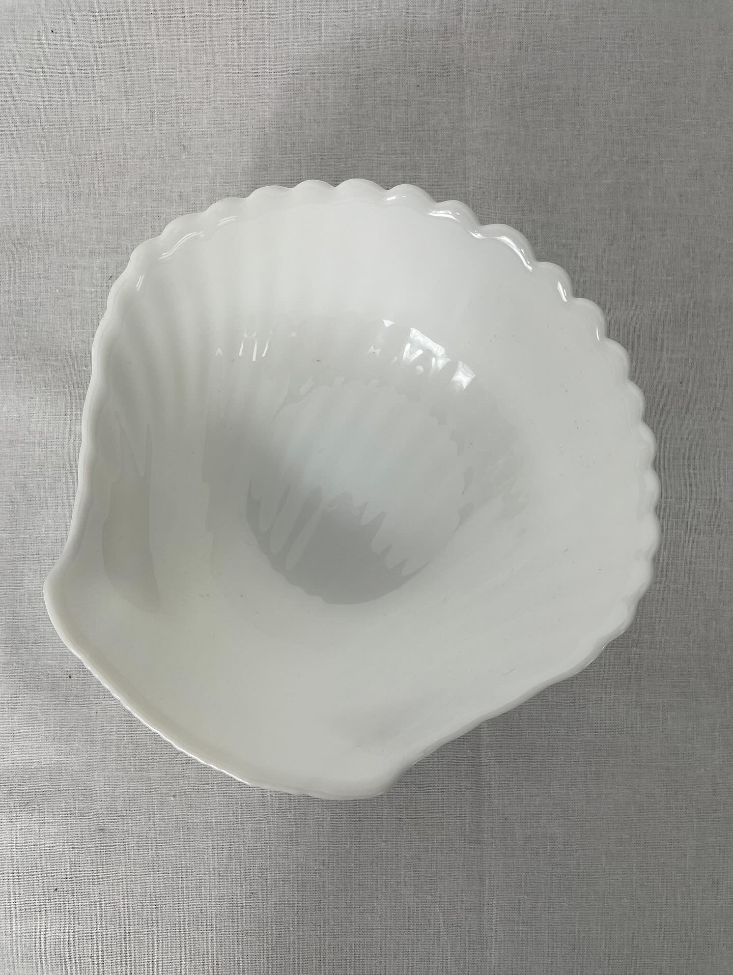 Coupelle porcelaine vintage coquillage