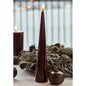 Bougie Conique Led à piles - Sille - Bordeaux H26