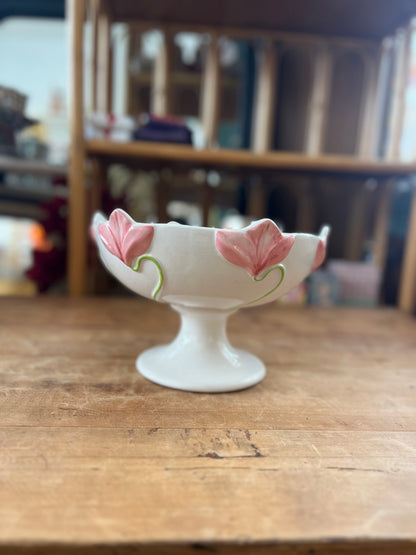 Coupe fruits barbotine vintage