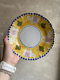 Assiettes italiennes peintes main - dessert