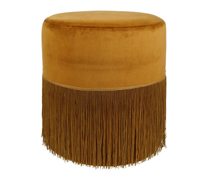 TABOURET TAMESIS MOUTARDE D40XH44CM