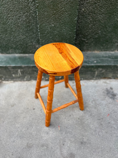 Tabouret vintage bois