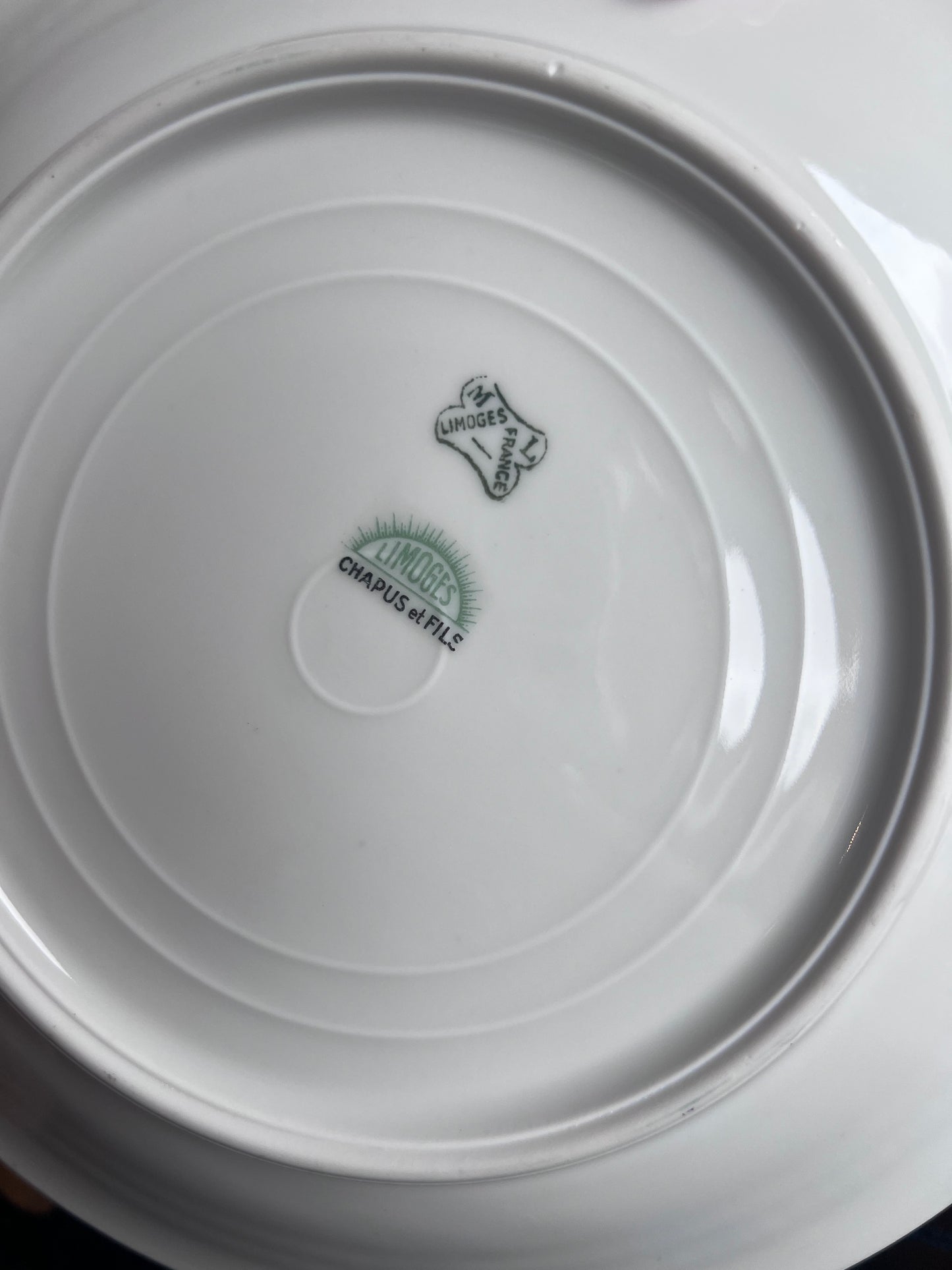 Assiettes dessert vintage fleuries