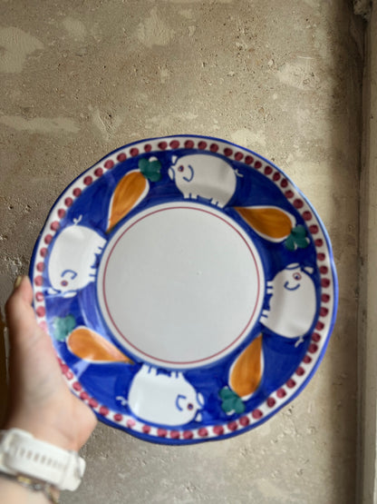 Assiettes italiennes peintes main