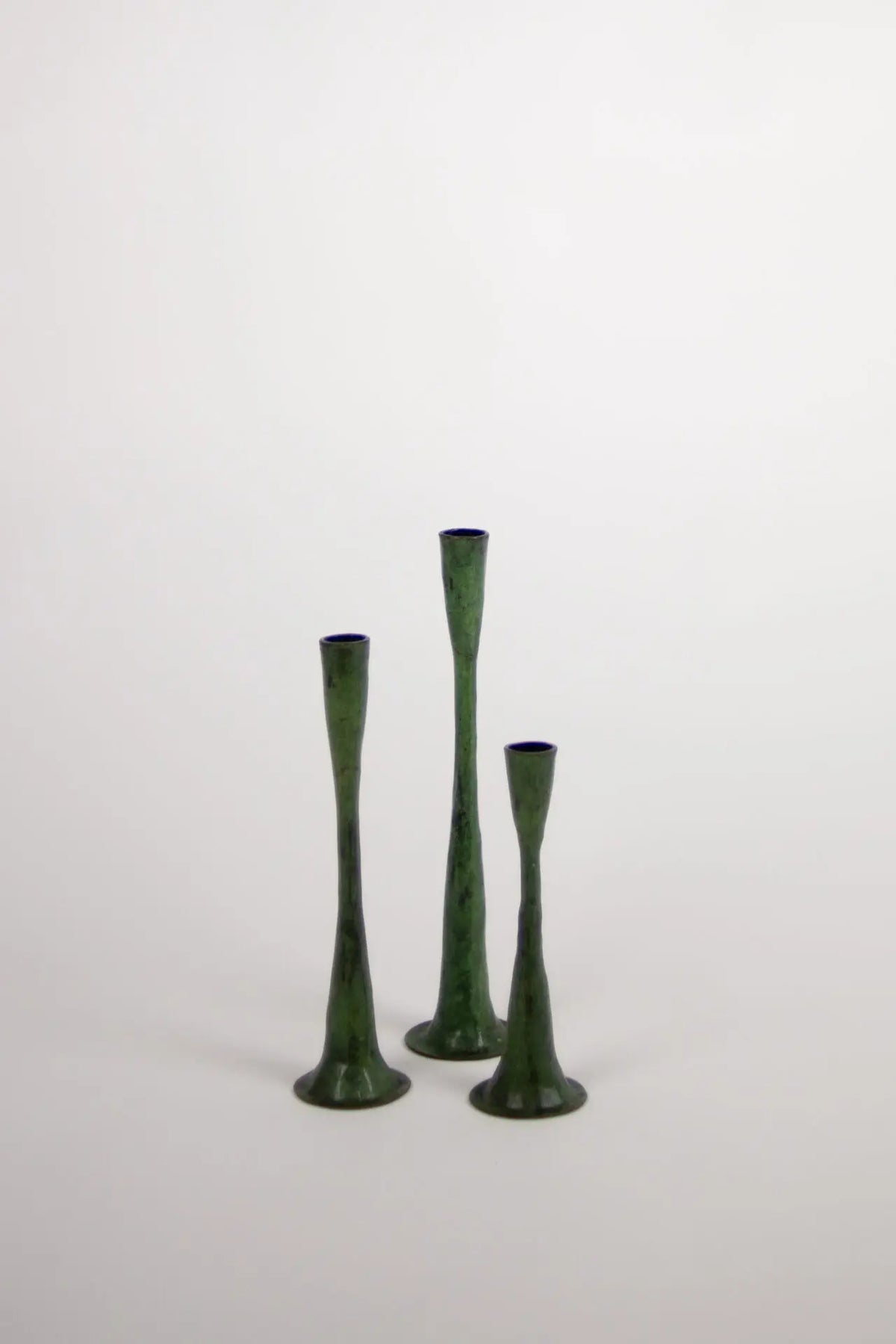 Bougeoir Ashraf vert - MOYEN 24 cm