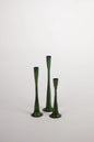 Bougeoir Ashraf vert - MOYEN 24 cm