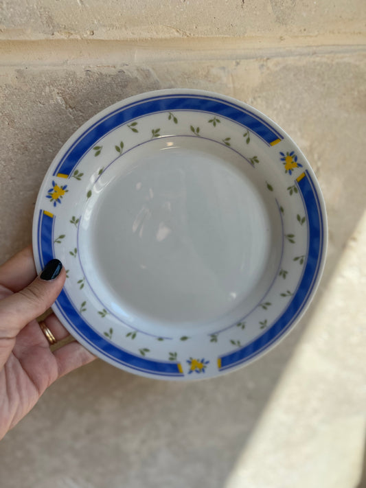 Assiette vintage à dessert porcelaine