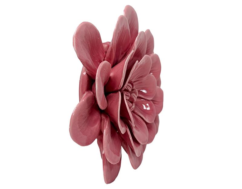 DÉCO MURALE FLEUR CÉRAMIQUE 20.7CM