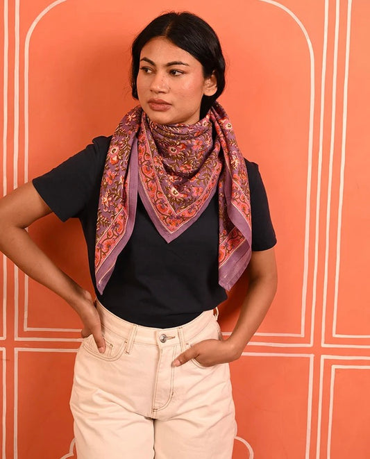 Grand foulard calypso orage - Byzantine