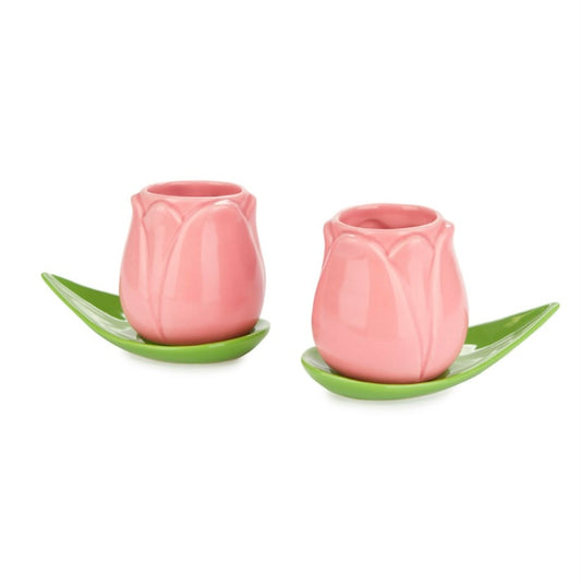 Tasses à café Tulip rose
