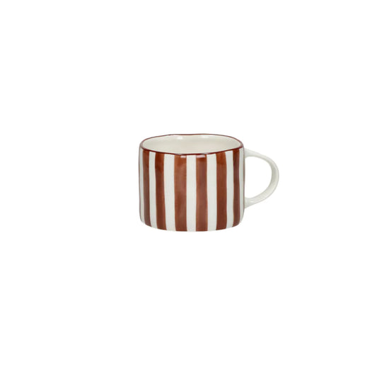 MYKONOS - mug - porcelaine - rouille