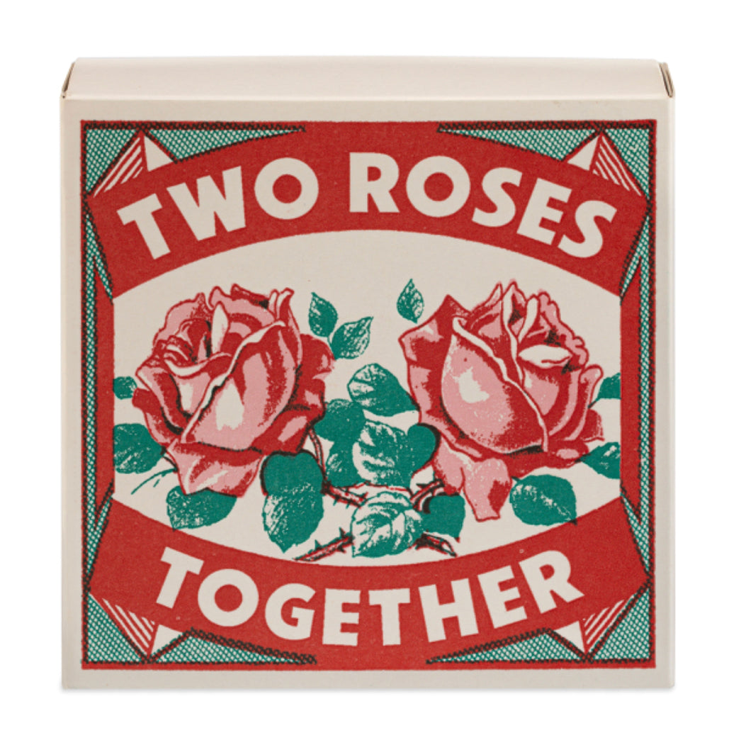 Boîte d’allumettes Two roses matches