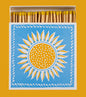 Boîte d’allumettes blue Sunflower matches
