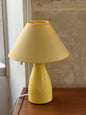 Lampe vintage jaune pale