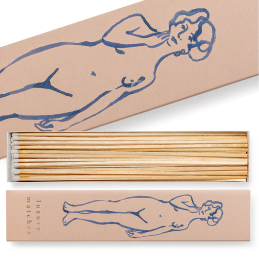 Boîte d’allumettes Nude Luxury Matches by Wanderlust Paper Co.