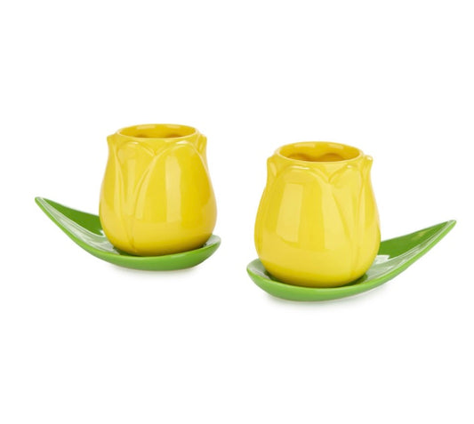 Tasse à café Tulipe jaune