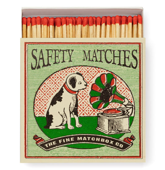 Boîte  d’allumettes dog and gramaphone matches
