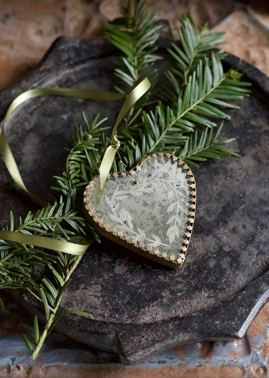 Miroir ornement coeur