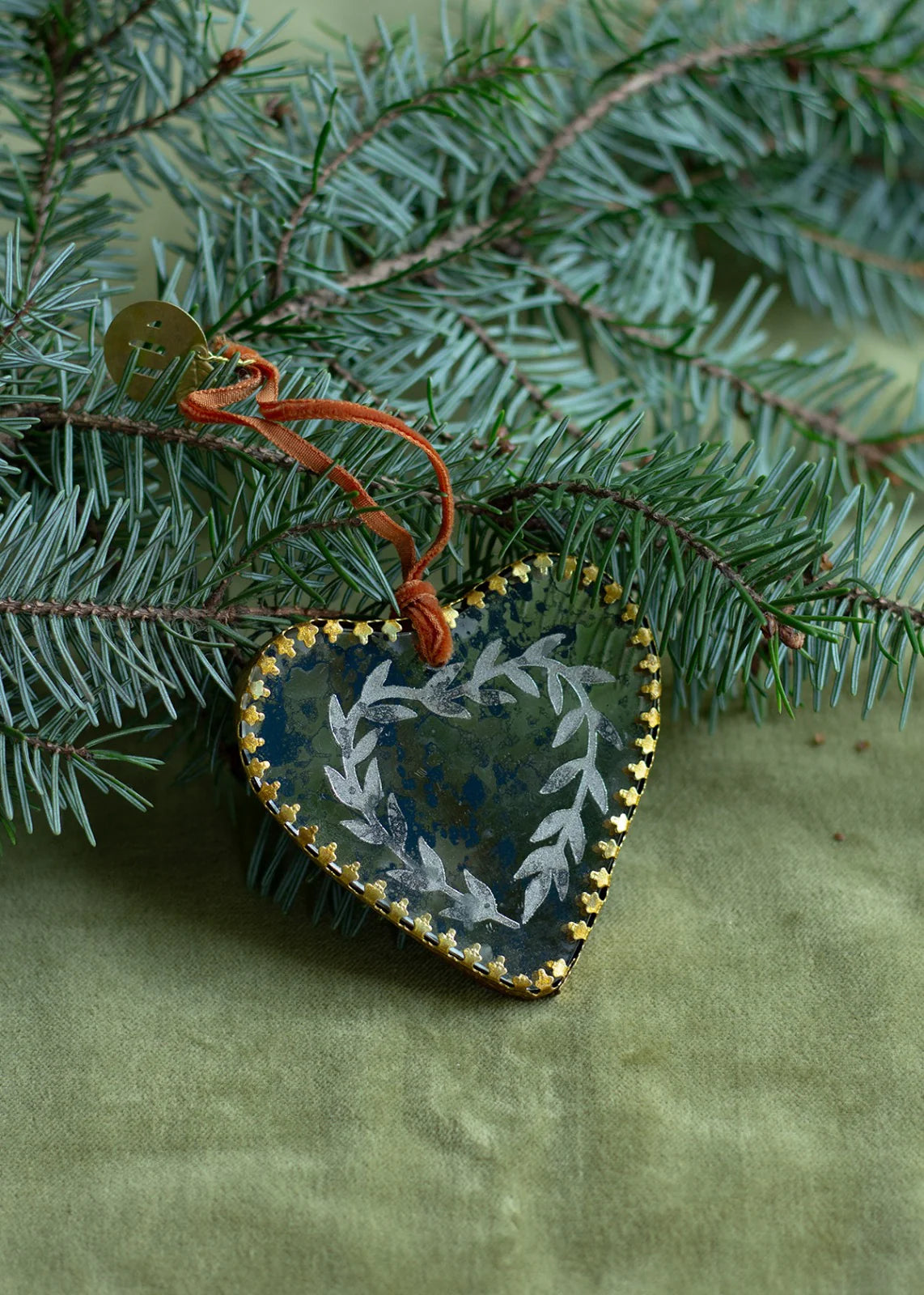 Miroir ornement coeur