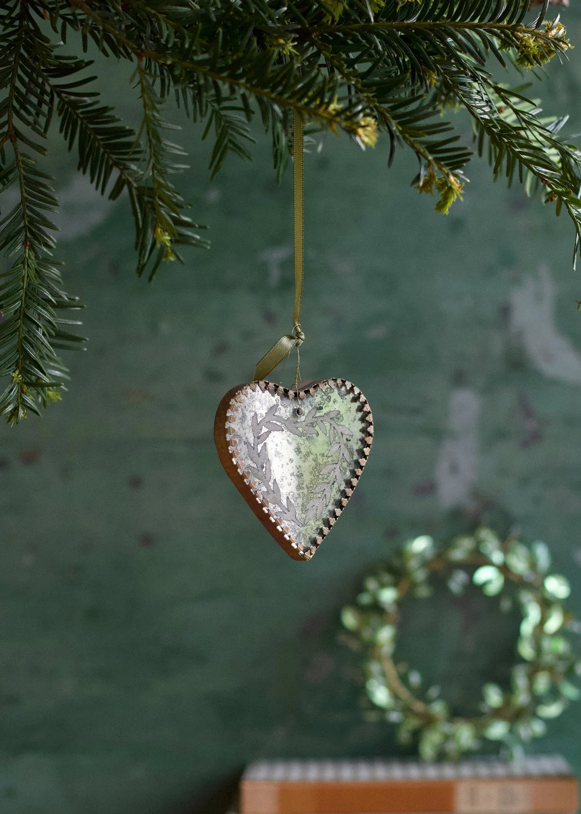 Miroir ornement coeur