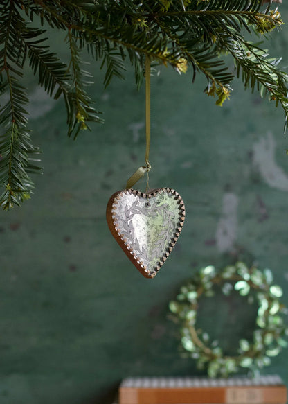 Miroir ornement coeur