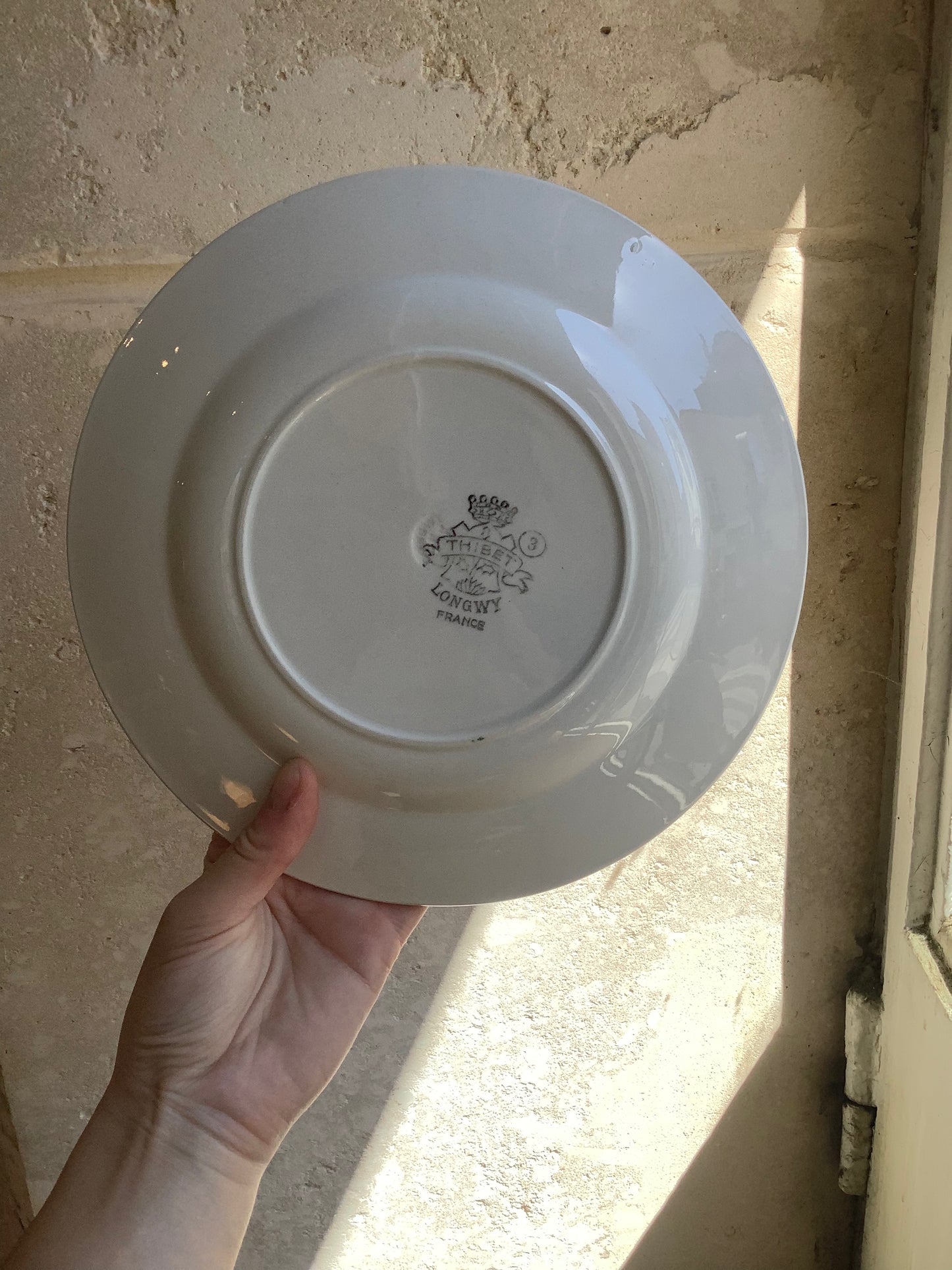 Assiette plate vintage