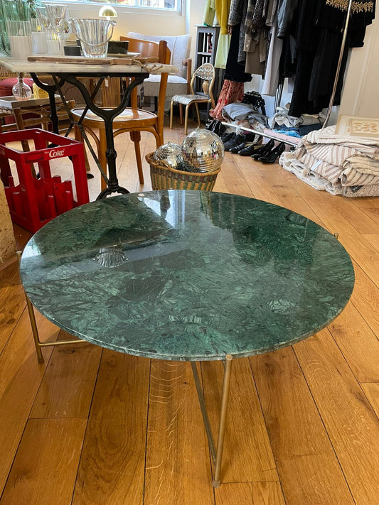 Table basse en marbre vert