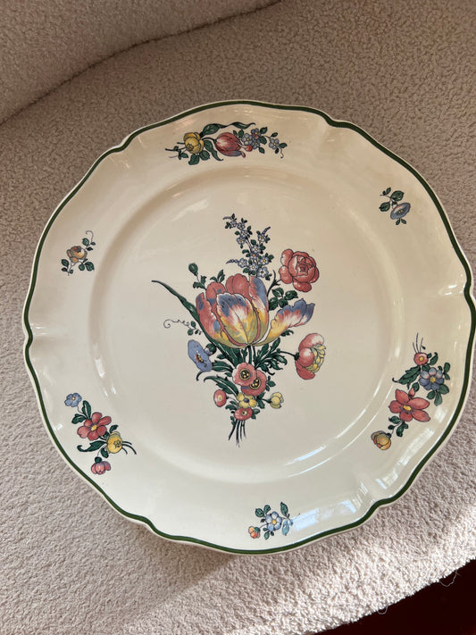 Assiettes tulipes Villeroy et Boch