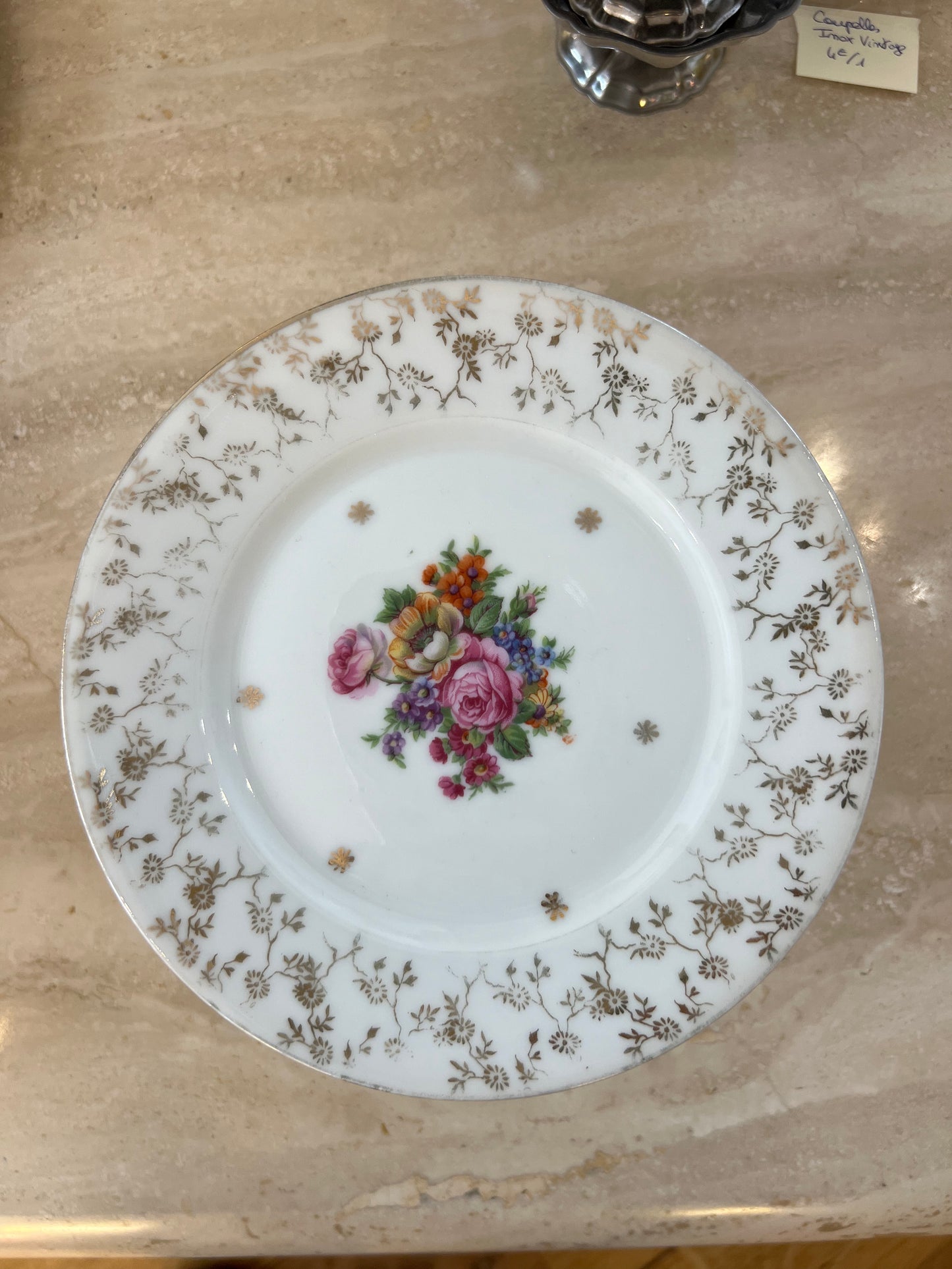 Assiettes dessert vintage Limoges