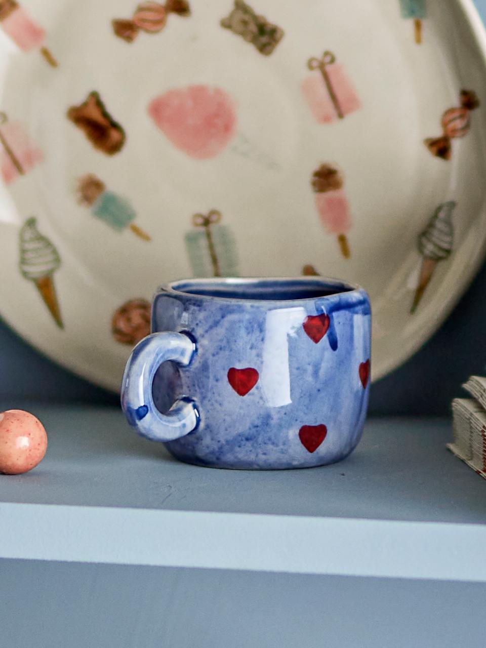 Tasse Nini - bleue coeurs
