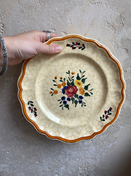 Assiette à dessert vintage 23 cm