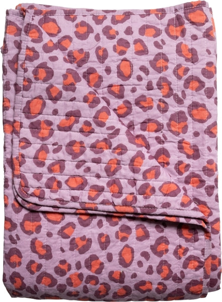 Couverture épaisse - Coton - Violet/Rouge - 135x180cm