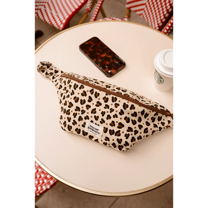 Sac banane adulte coton - Léopard coeur, Amour toujours
