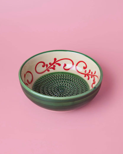 Assiette râpe à ail - Céramique traditionnelle moyenne - Alhambra