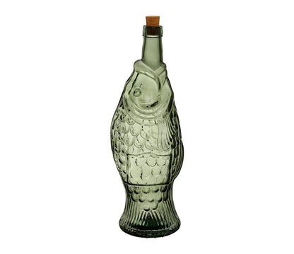 BOUTEILLE POISSON SAUGE 1.1L-D12XH33CM VERRE