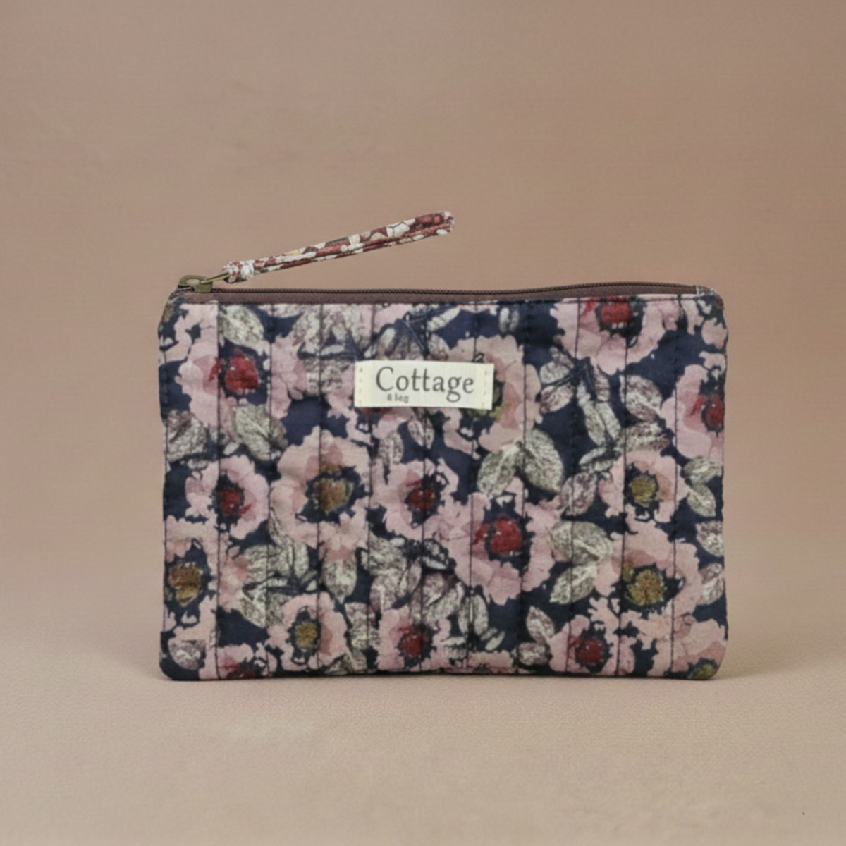 Pochette plate  100 % coton  : Vv orange