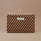 Pochette plate  100 % coton  : Vv orange