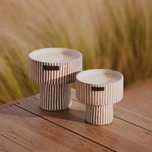 Bougie COUPE ZÉBRÉ TERRA senteur Kamoun Taille M