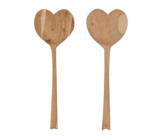 COUVERTS SALADE COEUR X2 DALBERT NATUREL