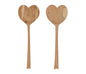COUVERTS SALADE COEUR X2 DALBERT NATUREL