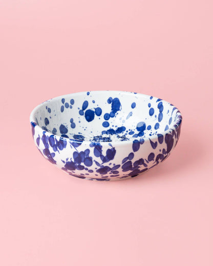 Assiette râpe à ail en céramique - bleu perse moyen: SANS EMBALLAGE