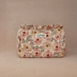 Trousse maquillage froufrou 100 % coton  : Flou rose