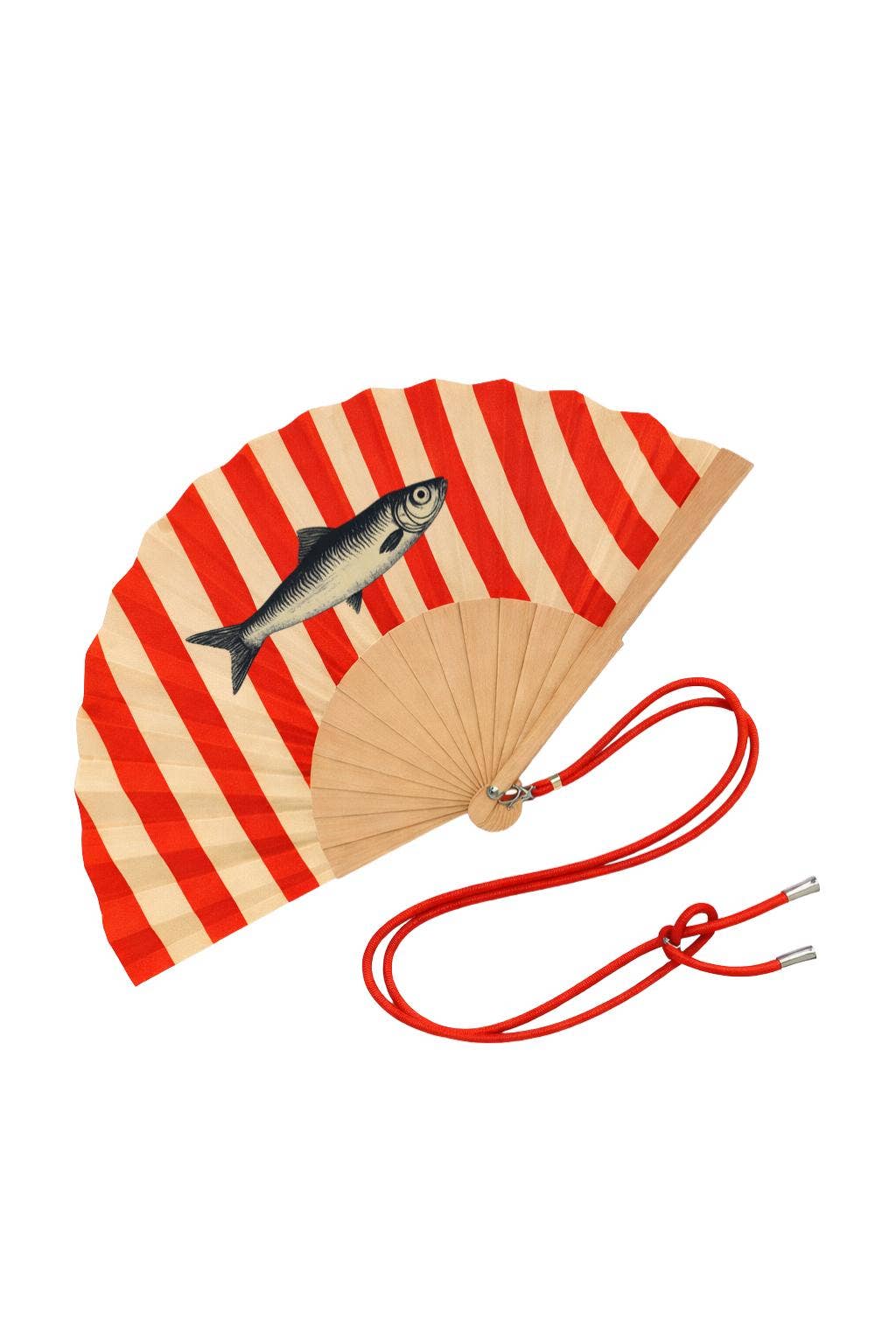Eventail avec Bandoulière et Boîte Cadeau - Sardine