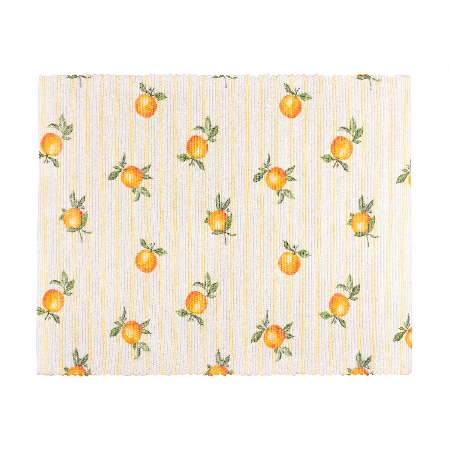 Fruits Oranges Lot de 4 Sets de Table Intérieur/Extérieur Jaune: Yellow / 36 x 46cm