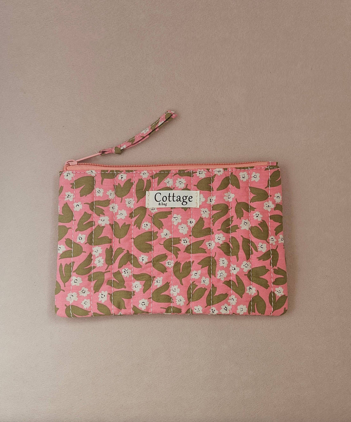 Pochette plate  100 % coton  : Vv moutarde